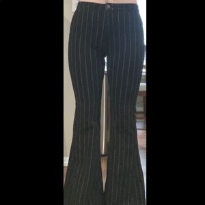 These three boutique flare jeans